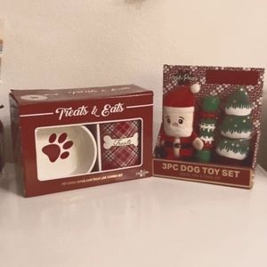 Pet Food Bowl, Treat Jar